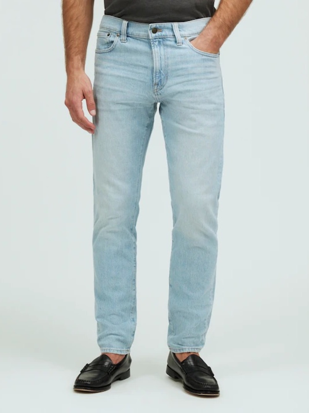 EUC Madewell Men’s Slim Jeans, Light Blue Wash, Comfort Stretch, Size 31x32